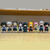 6 Stück/Set Dämonentöter Q-Version Stehende Figur Spielzeug Anime Kimetsu no Yaiba Tanjiro Nidouzi Inosuke Zenizu PVC Figurenmodell Spielzeug