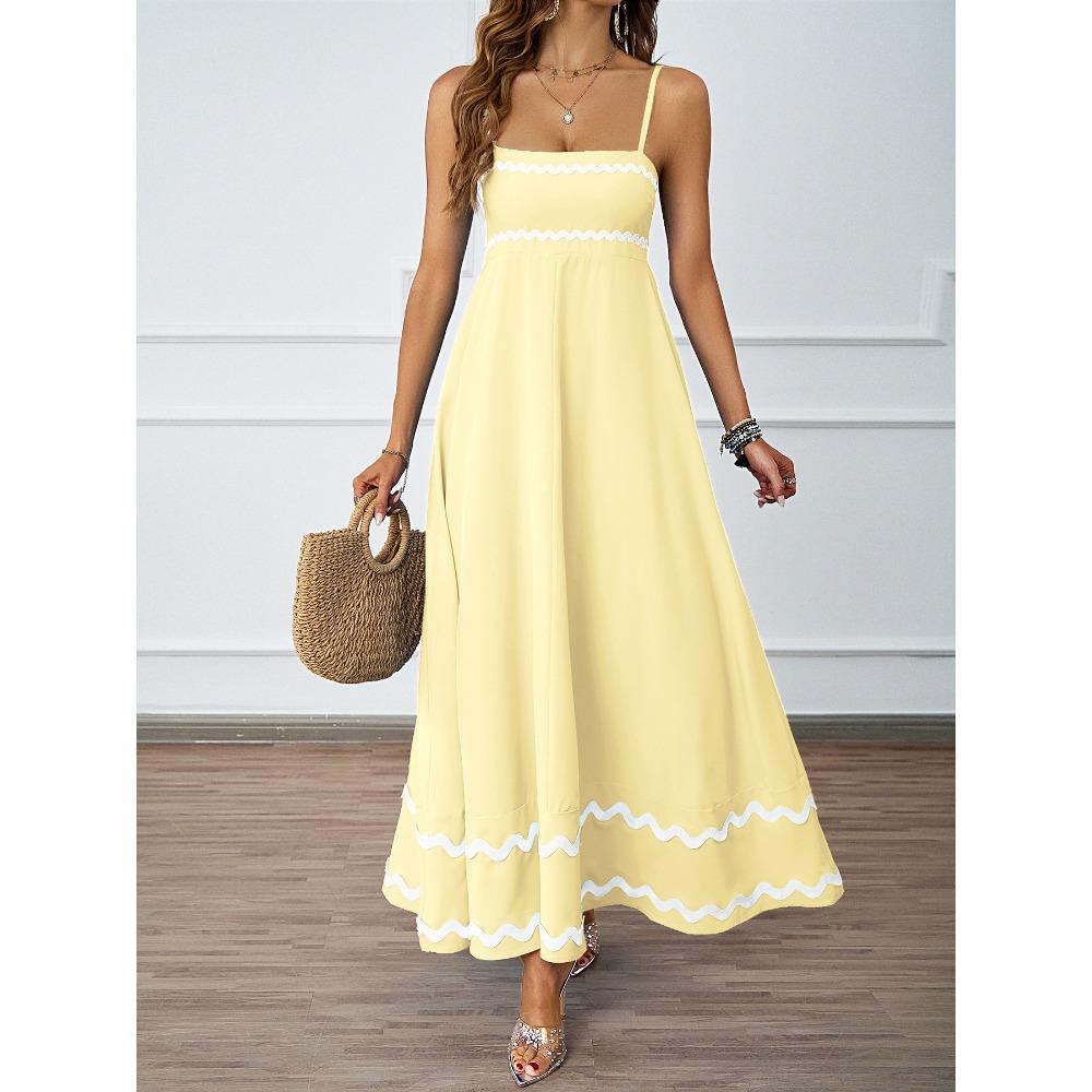 Elegantes, trägerloses Maxikleid aus einfarbiger Spitze mit Hosenträgern für Damen