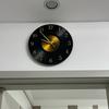 Vintage Wall Clock with Light Living Room Silent Clock for Bedroom Large Creative Luxury Desktop Watches Elegant Home Decoration