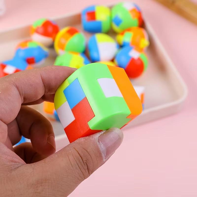 12 KS 3D Puzzle Lubanův zámek Klíčenka Hra na procvičení mozku Kostka Hračky pro děti Vzdělávací Hračky pro děti Dospělý Antistres