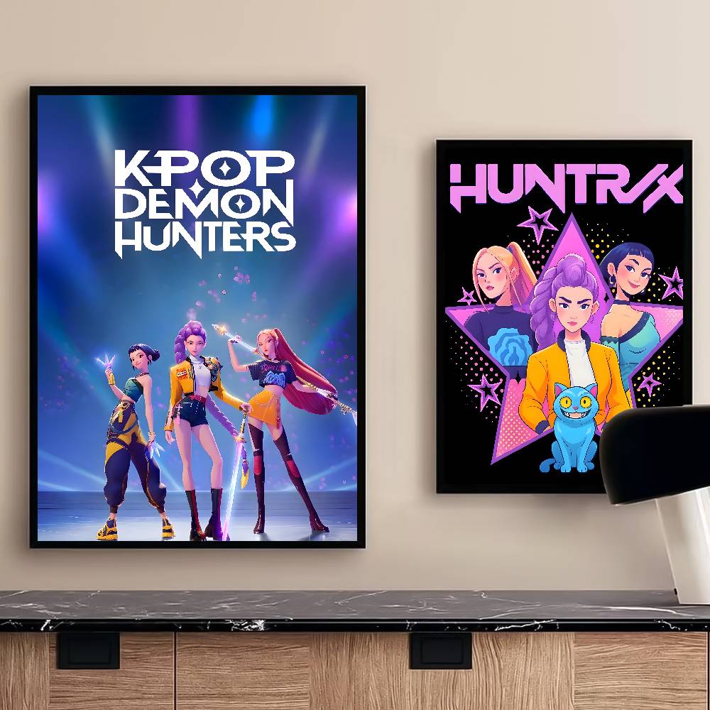 KPop D-Demon H-Hunters plakát HD samolepicí voděodolné plakáty všestranná dekorace do domácností, barů, hotelů a dalších věcí