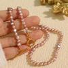 Natural freshwater pearl necklace simple clavicle freshwater pearl necklace fresh and sweet versatile