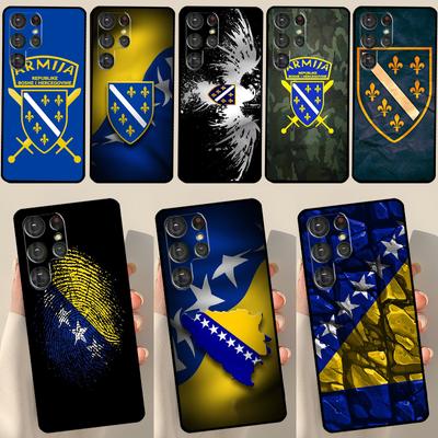 Bosnia and Herzegovina Flag Case For Samsung Galaxy S23 S22 S21 Ultra S20 FE Note 20 Ultra S8 S9 S10 Note 10 Plus Cover