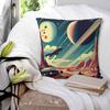 Fiction Planet Style Interstellar Travel Square Pillowcase Cushion Cover Pillow Case Throw Pillow Cover for Home Sofa Livingroom
