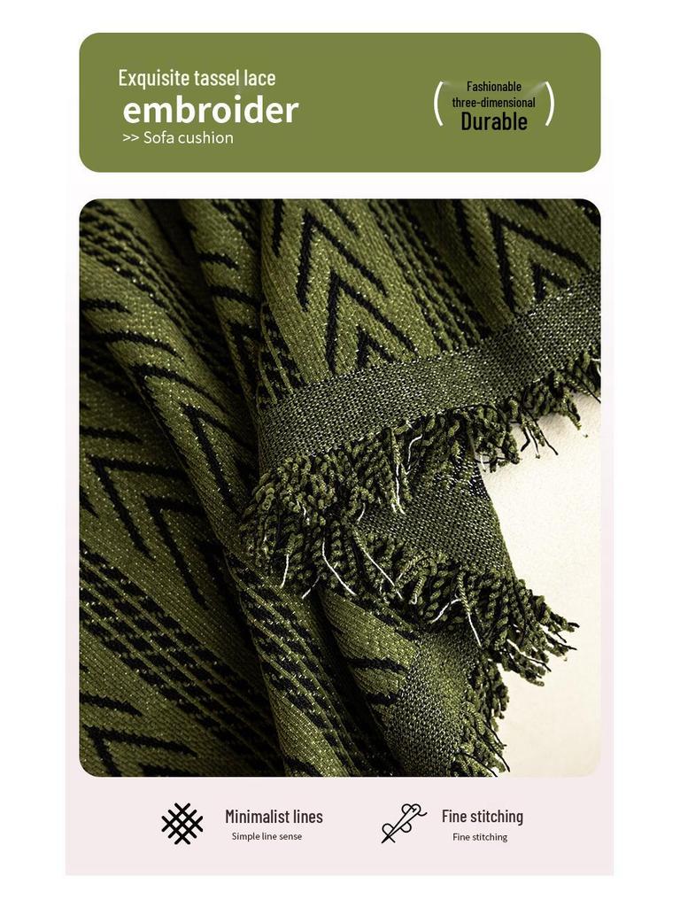 Chenille Cat-Scratch Resistant Sofa Throw - All-Season, High-End Feel, Fully Wrapped, Dirt-Resistant Blanket Cover