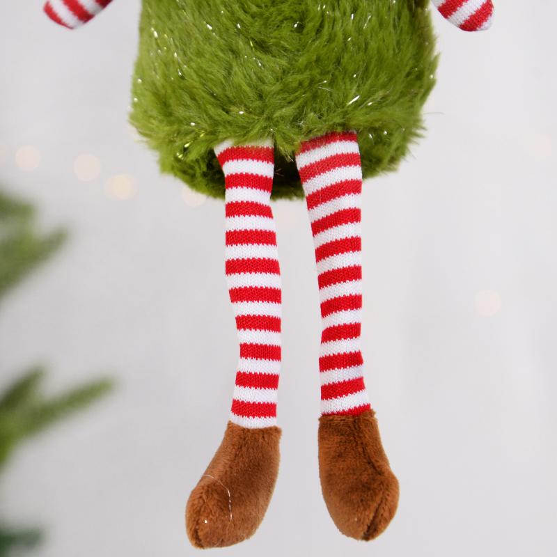 Christmas Plush Doll Ornaments Cute Long Leg Xmas Tree Hanging Pendant Navidad Natal Home Decoration New Year Kids Gifts