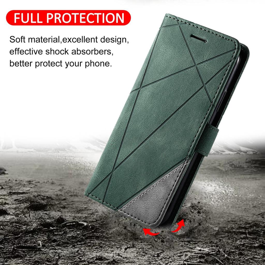 Samsung S22 Silicone Flip Case - Leather Finish, Full Coverage, Compatible with A50 and A71