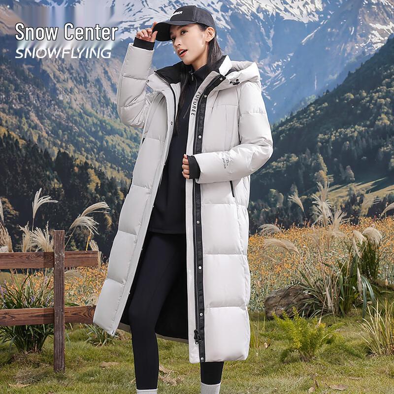 

SNOWFLYING Women s Winter Extreme Cold Protection Long Down Jacket X40144390F L