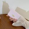 Classic Cute Bow Tri-fold Short Wallet PU Multifunctional Small Wallet Multiple Card Positions Three Fold Purse Daily Use