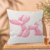 Pink Cherry Balloon Puppy Maple Design Cushion Cover Happy Autumn Harvest decor Holiday Decorati Pillow Cover