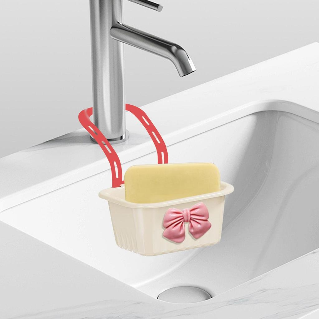 Kitchen Sink Strainer Sink Food Strainer Basket For Kitchen Faucet-Mounted Space-Saving Dishcloth Holder For Washing Vegetables
