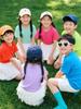 Colorful Children's Short Sleeve T-shirt Set for Kindergarten Sports and June 1st Performances.