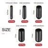 uxcell 50 Pieces End Cap 1.5mm 2mm 3mm 4mm 5mm