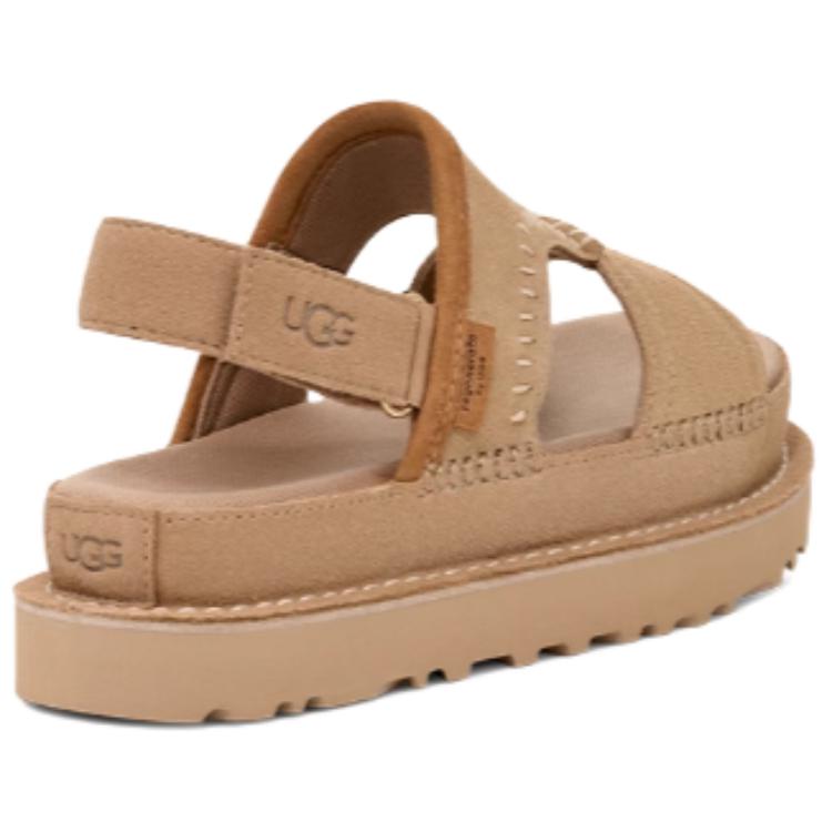 UGG Goldenstar Comfortable Simple One Strap Sandals Women Sandals Light-Brown 1167369-SAN