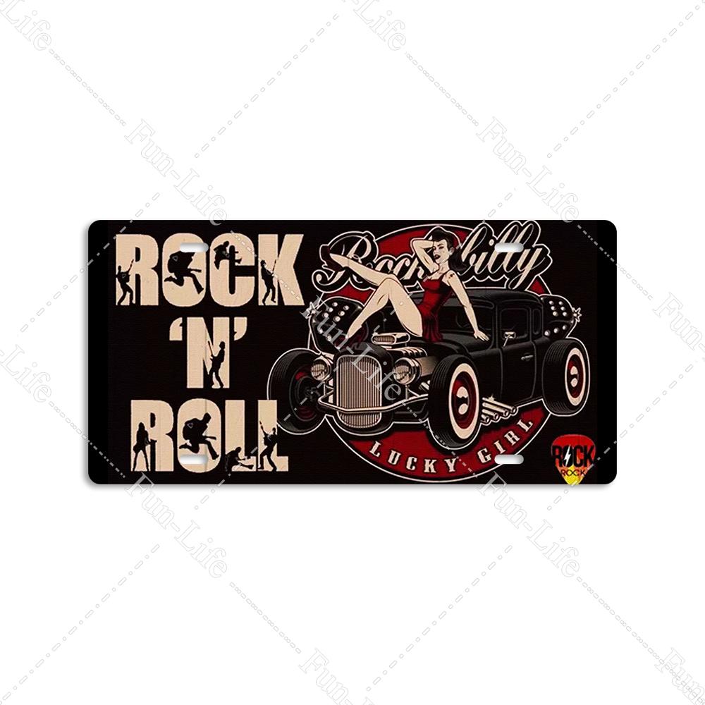 Beauty Vintage Metal Poster Airplane Retro Tinplate Compact Car Tin Signs Board Home Pub Bar Cafe Garage Wall Decor 15x30 cm