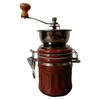 Vintage Ruční Mlýnek na Kávu Miniaturní Dřevěný Mlýnek na Kávová Zrna pro Domácí a Kancelářskou Výstavu Klasický French Press