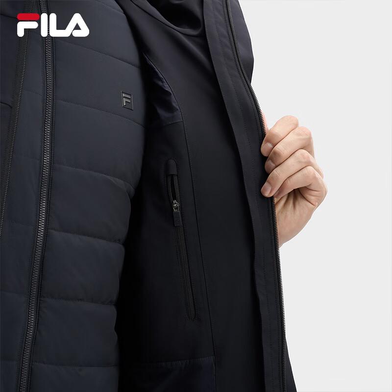 FILA Men's Hooded Two-Piece Cotton Jacket Set