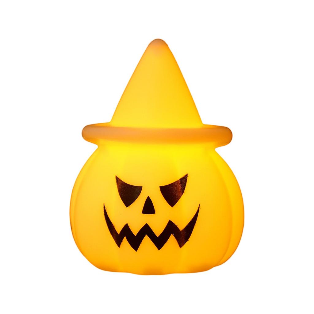 Halloween Pumpkin Skeleton LED Night Light Ghost Shaped Decorative Atmosphere Lamp for Party Tabletop Home Decor