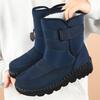 Fashion Cozy Warm Plush Couple Ankle Boots Winter Outdoor Waterproof Snow Boots Large Size Fashion Thick Bottom Anti-slip Designer Boots