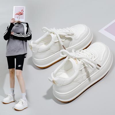 Weiße Schuhe für Frauen Neue Frühjahr Studenten Koreanischen Stil Vielseitig Casual Ins Mode Schuhe Dicken Boden Mode Turnschuhe Z6603