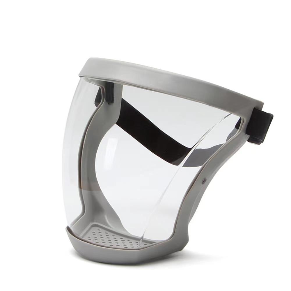 Cycling Transparent Goggles Facial Protective Mask Cycling Full Face Protective Mask Anti-Fog Windproof Mask Cycling Supplies