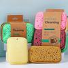 6pcs/set Reusable Cleaning Sponges Washable Kitchen Cleaning Brushes Sponge Wipes  Dishwashing