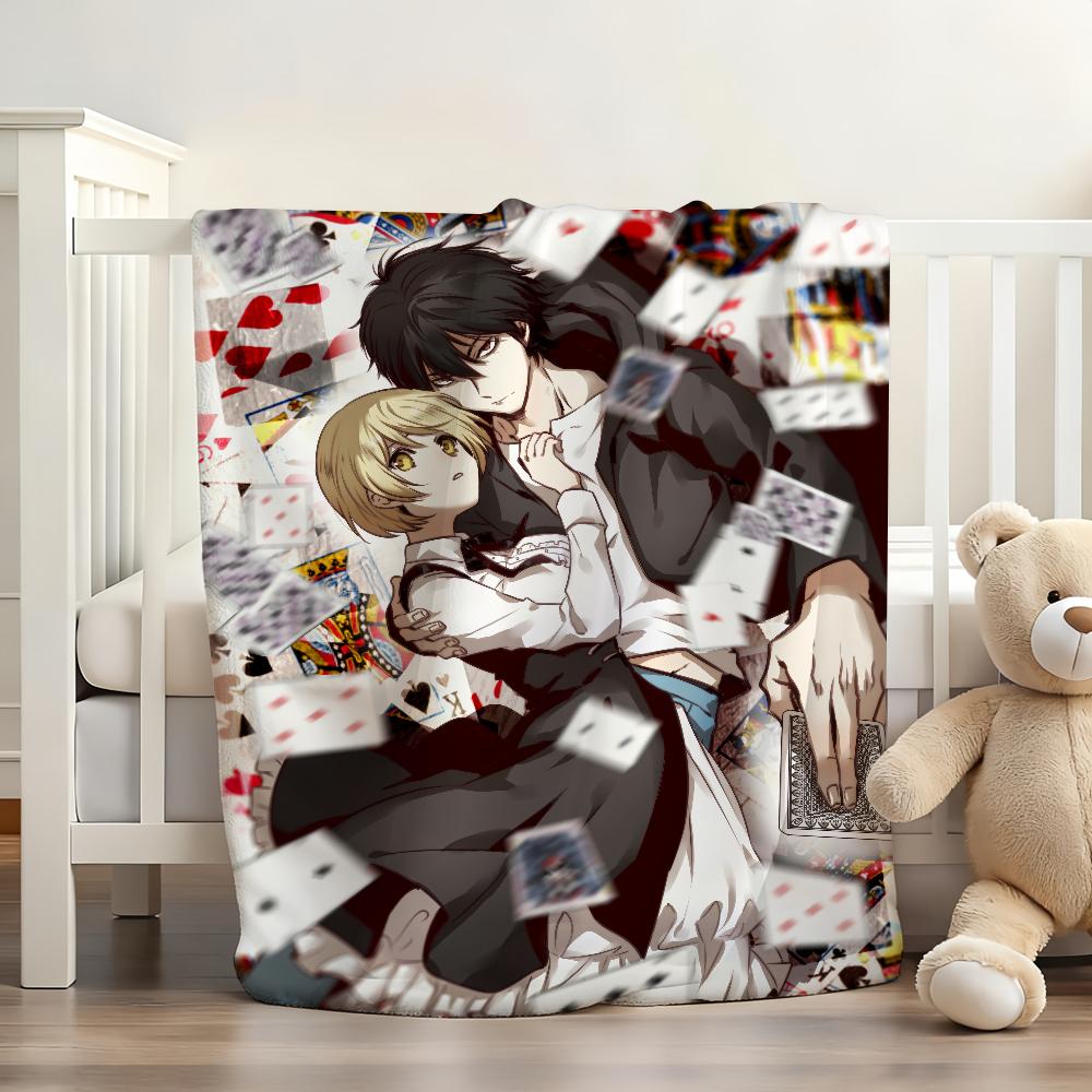 Anime Tomodachi Game Blanket Soft and Skin Friendly For Couch Bed Napping Bedspread All Seasons Comforter