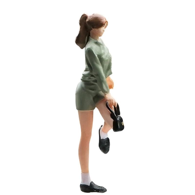 

1/64 Scale Miniature Figure Doll Model Figurine For Craft Project And Customizing Model Scene Creation Sand Table Props