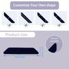 4pcs Carpet Anti-slip Stickers Can Be Washed and Reused,Fixed Carpet Tape Bath Mat Curl Prevention Patch Rug Bathroom Tool.