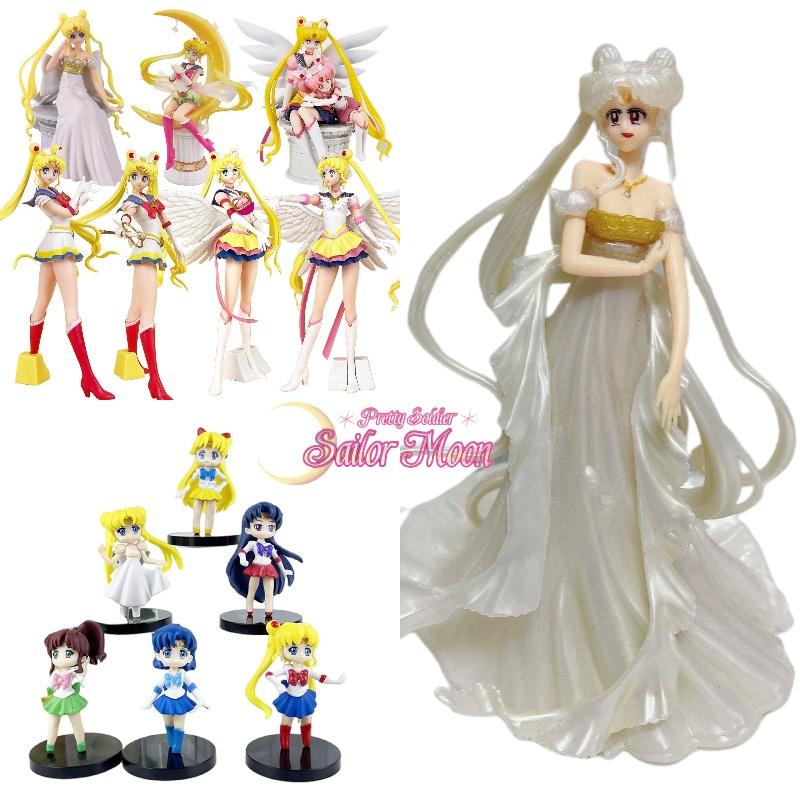 Authentic Pvc Sailor Moon Figures Complete Q-version Set