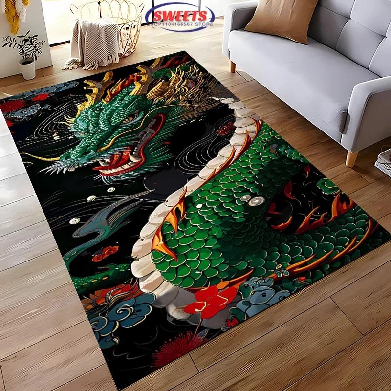 Neue Regale! Dargon Großflächenteppich, Wohnzimmer Schlafzimmer Bürobereich Kinderzimmer der Wahl, Rutschfeste Maschinenwaschbare Matte