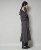 Nano Universe Knit Camisole Dress and Cropped Knit F Women's V-Neck Set, 023, Charcoal, 673-5219306