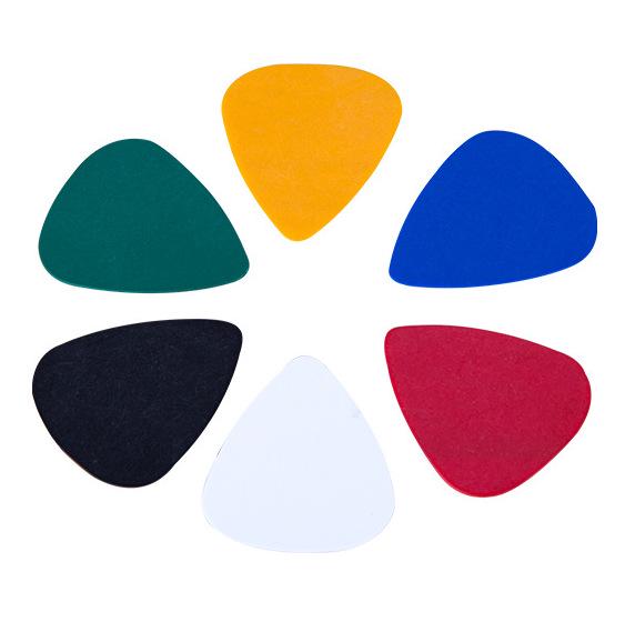 Durable Celluloid ABS Guitar Picks in Transparent Bag - Personalized Design 0.46 mm