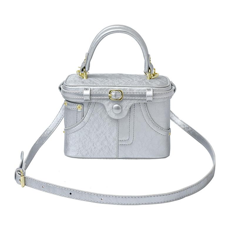 Bags Fashion Versatile Box Bag Autumn 2025 New Denim Shoulder Bag Women's Versatile Crossbody Cosmetic Bag