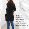 Casual Tunic [1/2style] Loose-fitting, Dress, Two-Tone, Women's (JP, Alphabet, L, Gray)