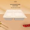 Eco-Friendly Biodegradable Multi-Compartment Food Container
