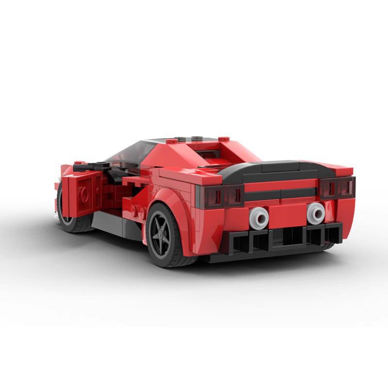 Children's Building Blocks Racing Car - Compatible with Lego, MOC Sports Model