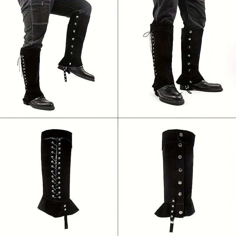 Medieval Gabriel Sudes Boot Covers Renaissance Gaiters Boot Covers Halloween Cosplay Shoe Covers Stage Props Pirate Boots