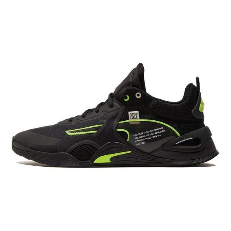First Mile x PUMA Fuse Men Low-top Lightweight Slip-resistant Versatile Casual Running Shoes Black 194422-01 40