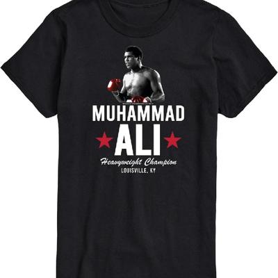HYBRID APPAREL - Muhammad Ali - Boxing Legend - Heavyweight Champion, KY - Men's Short Sleeve Graphic T-Shirt