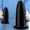 Black PVC Dildo Simulated Penis Butt Plug with Suction Cup Fisting Sex Toy Strap On Cock Big Dick Realistic Cock