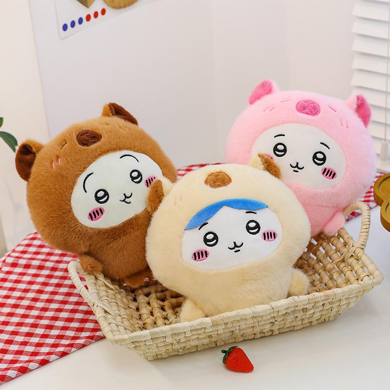 New Usage Plush Toy Turned Into Little Eight Doll Kapibara Doll Throw Pillow Birthday Gift