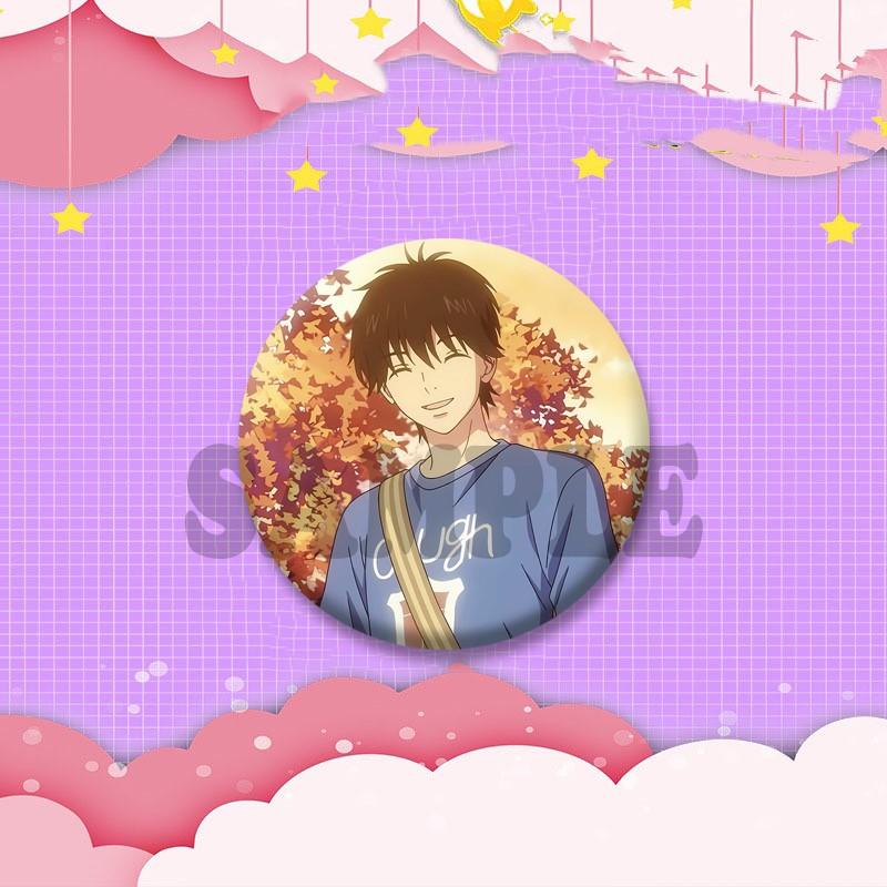 Cute Love Anime From Me To You Button Pins Sawako Kuronuma Shota Kazehaya Cartoon Badges Cosplay Brooch for Bag Hat  Accessories
