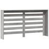 Radiator Cover Grey Sonoma 149 x 20 x 82 cm Particleboard