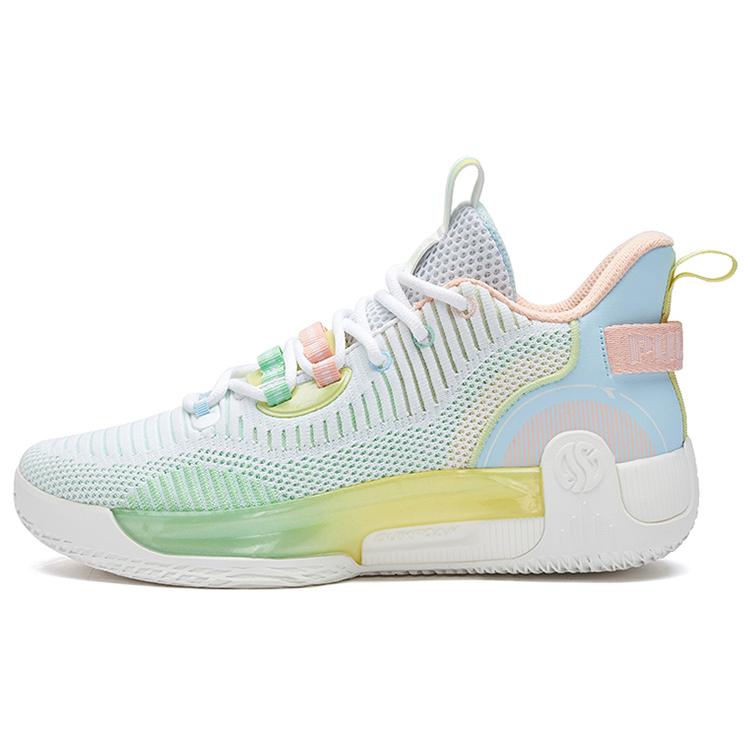 

Новые баскетбольные кроссовки 361° Ag Volley с амортизацией, противоскользящие и износостойкие, средней высоты, бело-зеленые 572211102-5 45