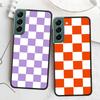 Retro Classic Chess Board Grid Phone Case For Samsung Galaxy S22 S25 Ultra S21 S10 Plus S26 Edge S20 S23 S24 FE Cover Silico