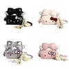 Hello Kitty Cartoon Mini Mädchen Umhängetasche Aus Wasserdichtem PU-Material Für Den Täglichen Gebrauch
