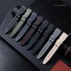 Nylon Front Calfskin Leather Back 20mm 21mm 22mm Watch Band For IWC Strap Pilot SPITFIRE MARK18 Portofino TOP GUN Belt Universal