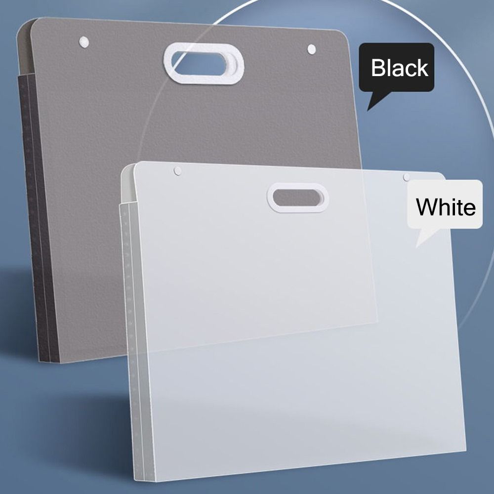 A2/A3/A4 File Folder Portable Drawing Paper Collection Book Simple Drawing Bag  Student Gift