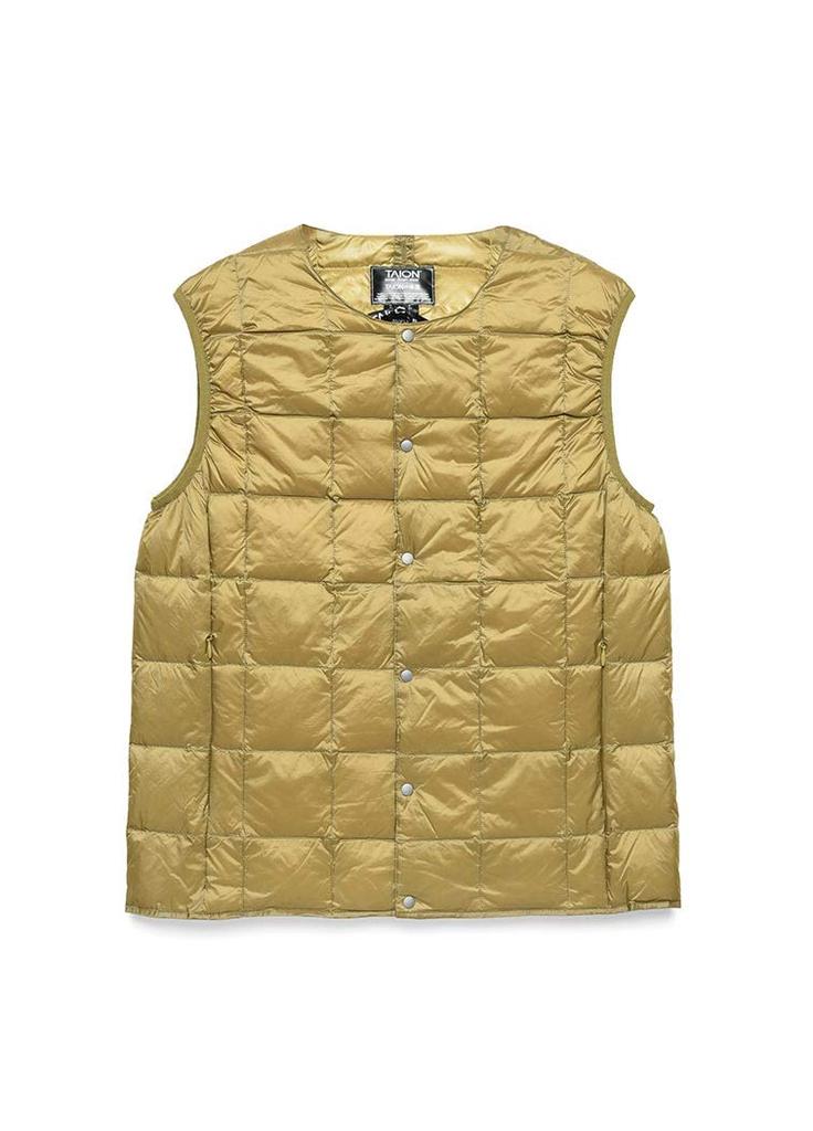 TAION Crew Neck Button Down Inner Vest Men's (TAION-004)